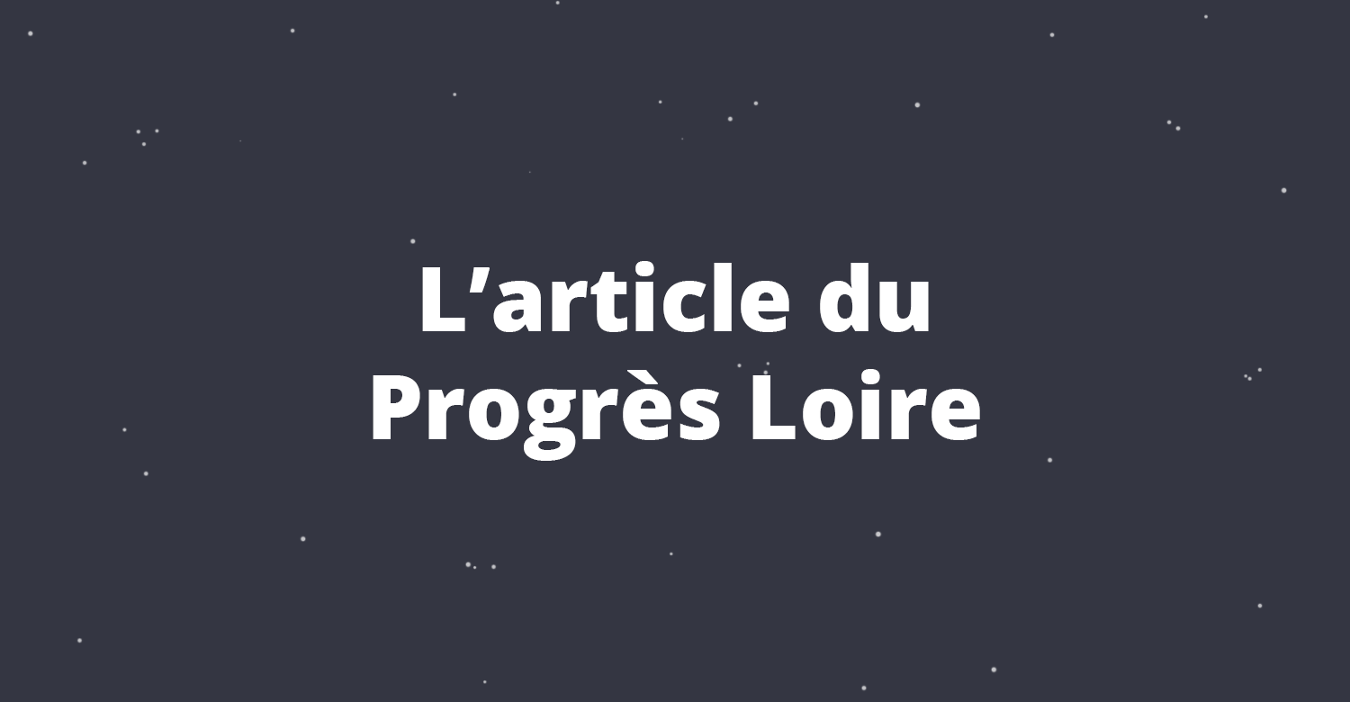 L'article du Progrès Loire